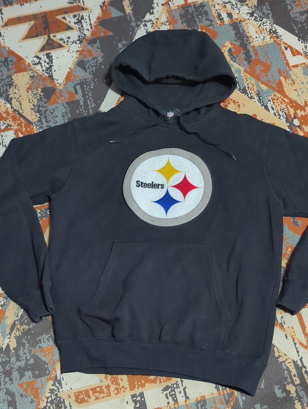 Pittsburgh Steelers NFL VF Imagewear Black Pullover Hoodie.